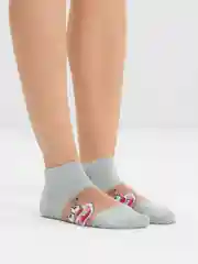 Хаки носки с рожицами