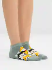 Оливковый женские носки из хлопка