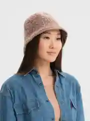 Коричневый панама женская