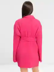 Фуксия платье женское, нарядное, мини, плиссированное, рукава клеш