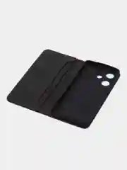 Синий чехол-книжка GQ для Infinix HOT 30 4G (Инфиникс Хот 30) из искусственной кожи