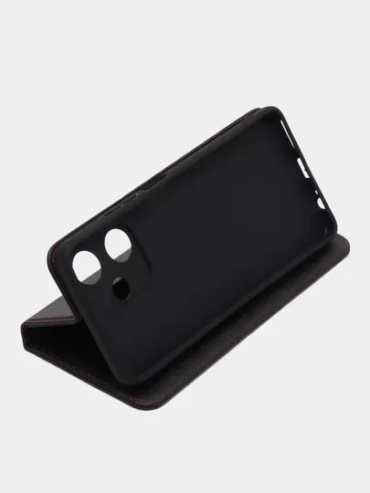 Синий чехол-книжка GQ для Infinix HOT 30 4G (Инфиникс Хот 30) из искусственной кожи
