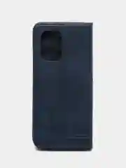 Черный чехол-книжка GQ для Huawei Honor X7a / Хуавей Хонор Х7а из экокожи