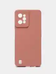 Прозрачный чехол силиконовый Realme C 31 (Реалми С 31), матовый, с защитой камеры