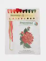 Вышивка крестом "Георгин", размер 14*21 см, арт. 5037