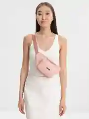 Розовый поясная сумка