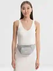 Серый поясная сумка
