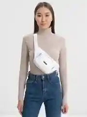 Белый поясная сумка