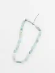Голубой бусы из камня