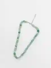 Рыжий бусы из камня