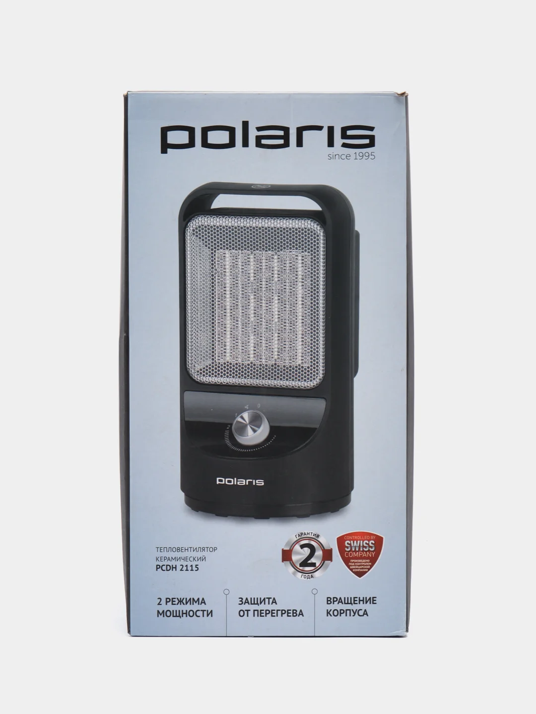 Настольный керамический обогреватель Polaris PCDH 2115, черный