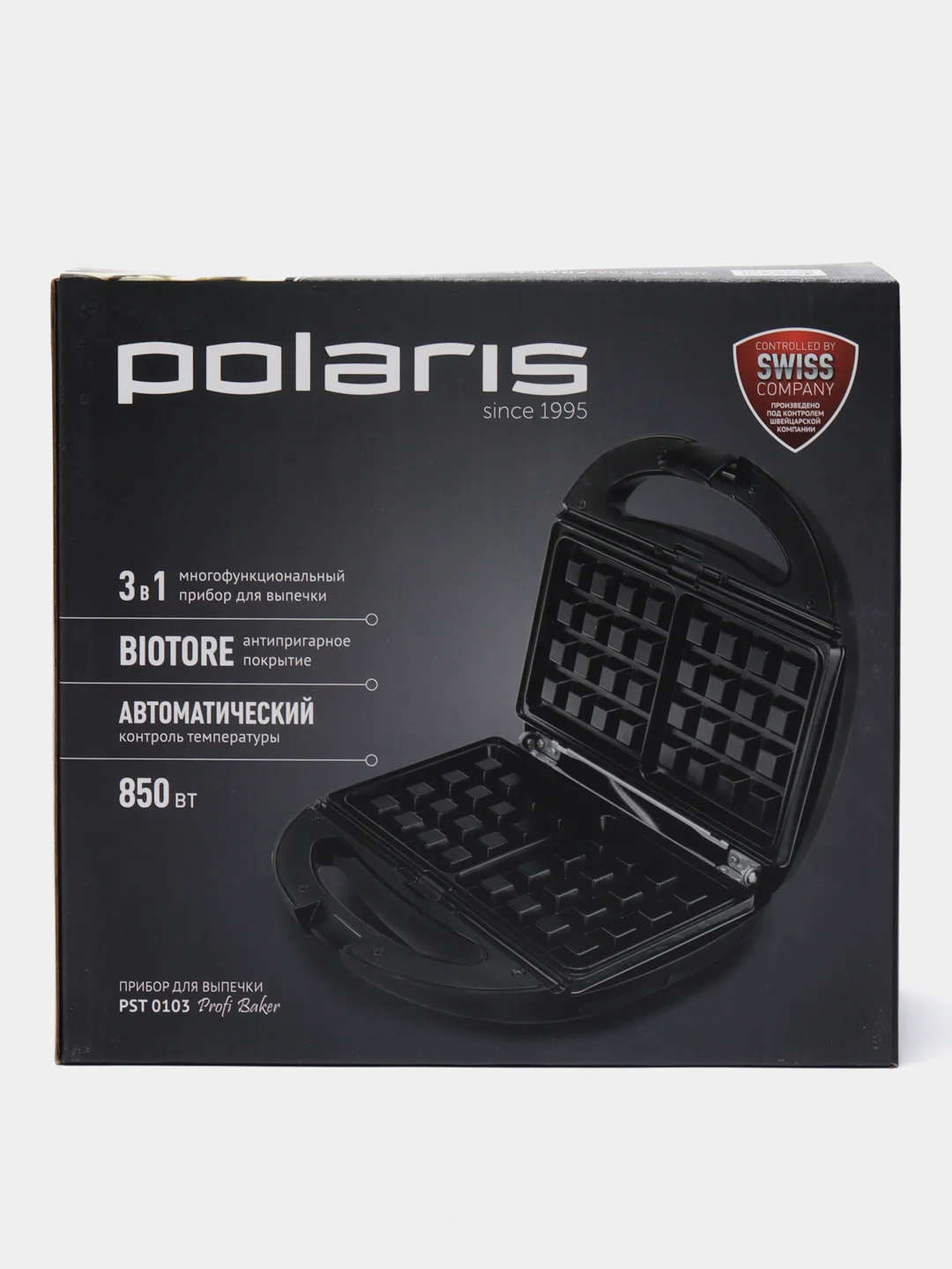 Прибор для выпечки Polaris PST 0103 Profi Baker Серебряный