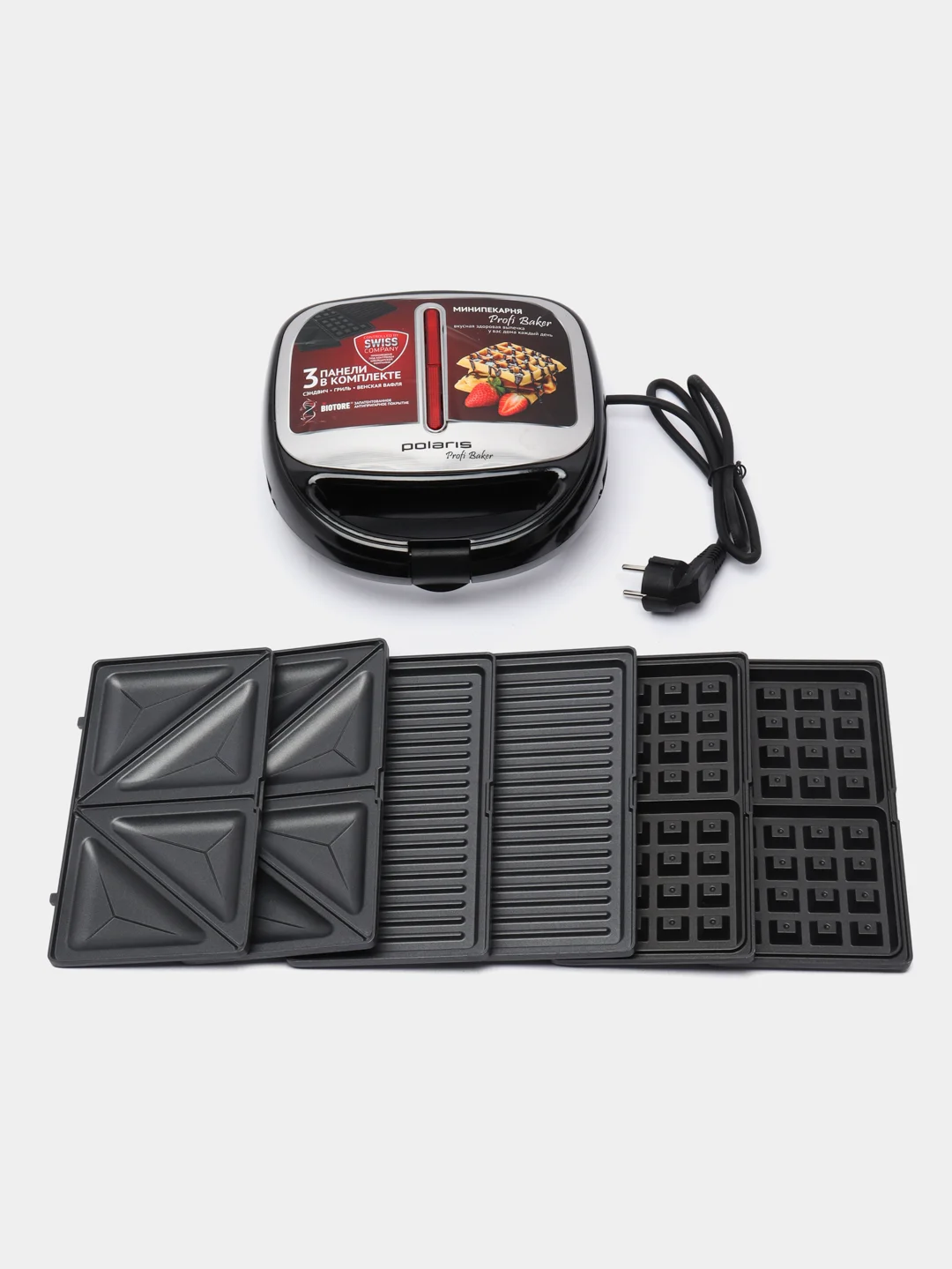Прибор для выпечки Polaris PST 0103 Profi Baker Серебряный
