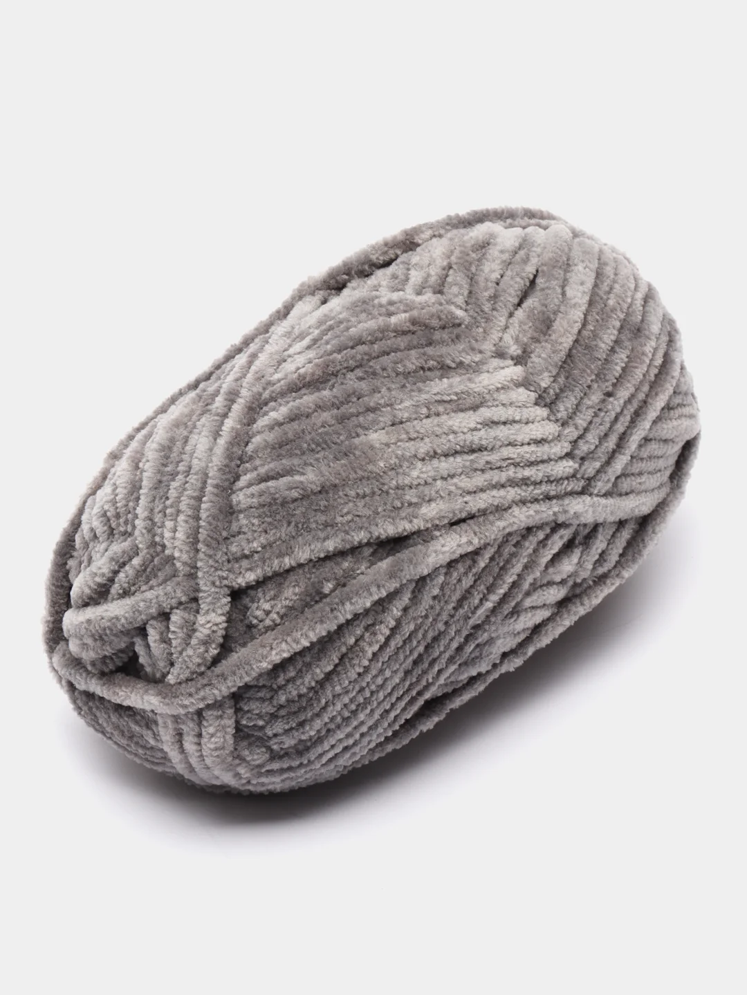 Серый плюшевая пряжа Himalaya Bursa Chenille, 100 г, 120 м