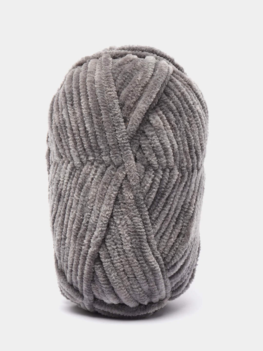 Серый плюшевая пряжа Himalaya Bursa Chenille, 100 г, 120 м