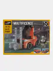 Белый конструктор Multificence "Погрузчик", 10 в 1