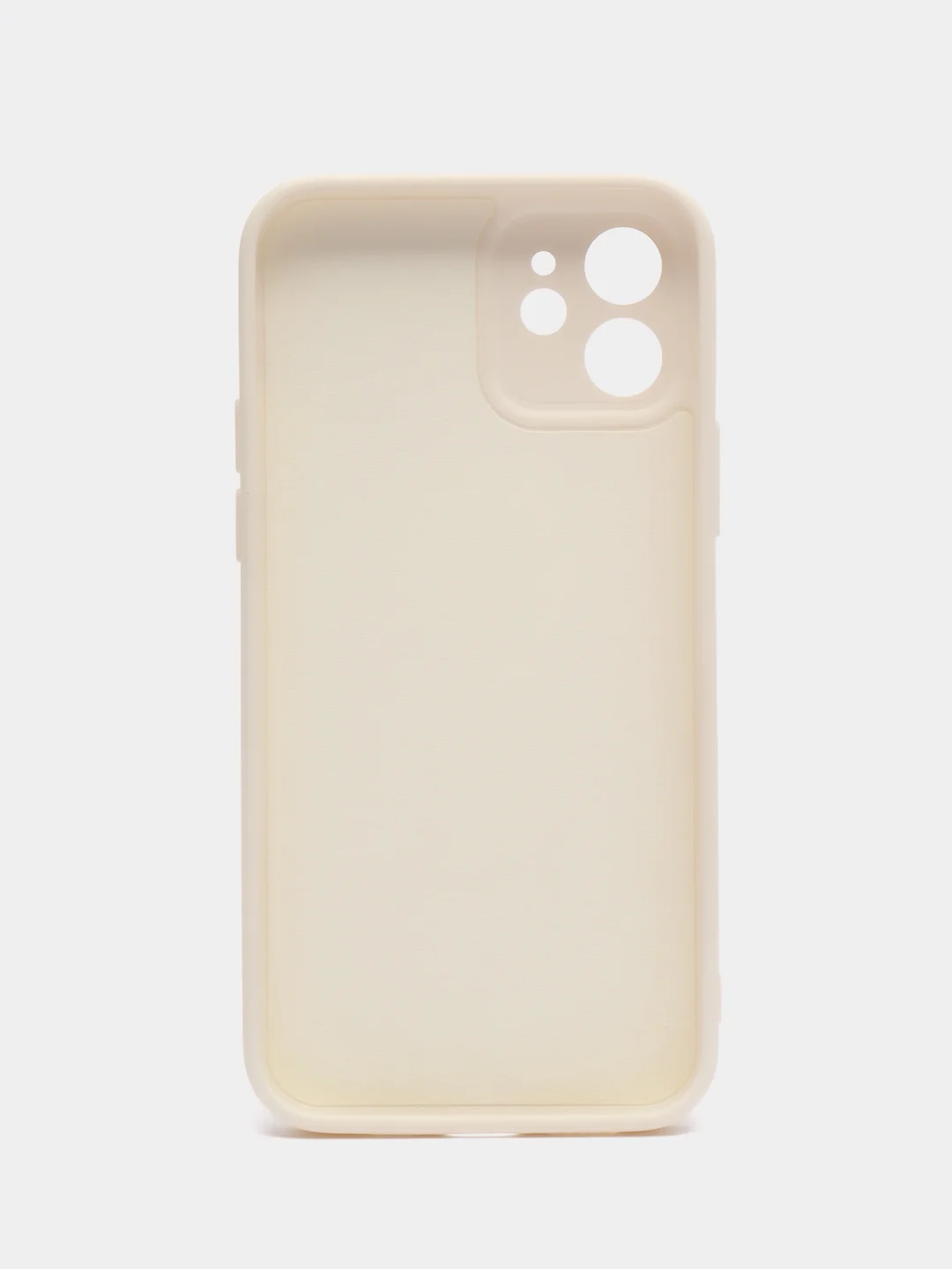 Молочный чехол для айфон (iPhone) 11 13 Pro Max 7 8 Plus X / XS XR / 12 Mini, силиконовый