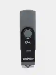 Серый флешка SmartBuy Twist Dual USB 3.0, Type-C, 4 объема