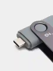 Серый флешка SmartBuy Twist Dual USB 3.0, Type-C, 4 объема