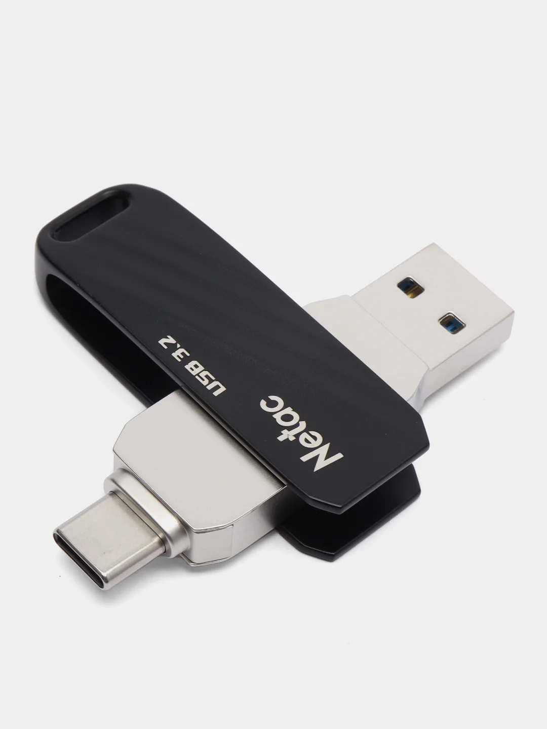 Флеш-накопитель Netac US11 Dual USB 3.2 + Type-C, флешка 2 в 1, память