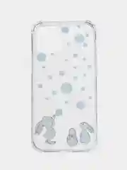 Серый меланж чехол для iPhone 11, 12, 7, 8 Plus, SE2, XR, 13 mini Pro Max, силиконовый айфон про макс