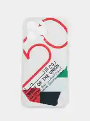 Салатовый чехол на iPhone 13 pro / 12 / 12 Pro с принтом