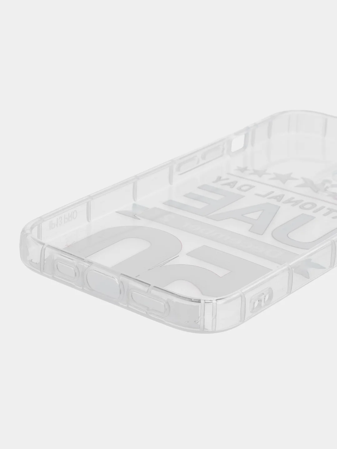 Красный чехол на iPhone 13 pro / 12 / 12 Pro с принтом