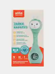 Бирюзовый первая интерактивная погремушка Зайка-карапуз ALILO