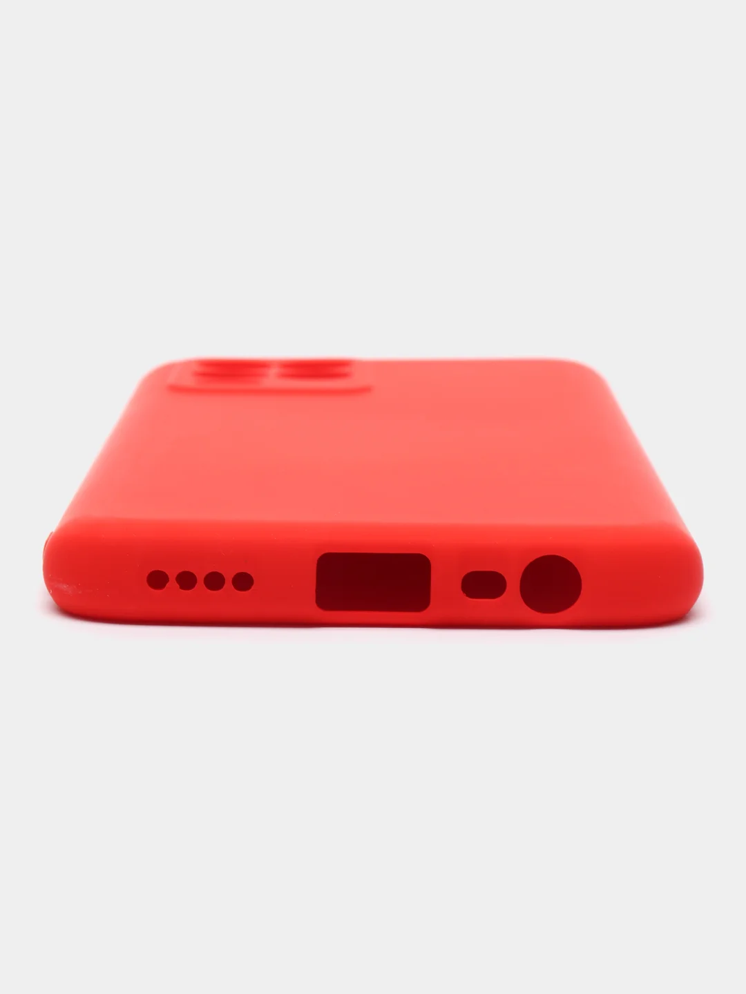 Красный чехол Silicone Cover для Realme 8/8 Pro (Реалми 8/8 про), силиконовый