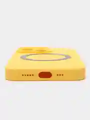 Желтый чехол Silicone Case для iPhone 11/12/13/14/Pro/Max/Plus/Mini, с функцией MagSafe (Магсейф)