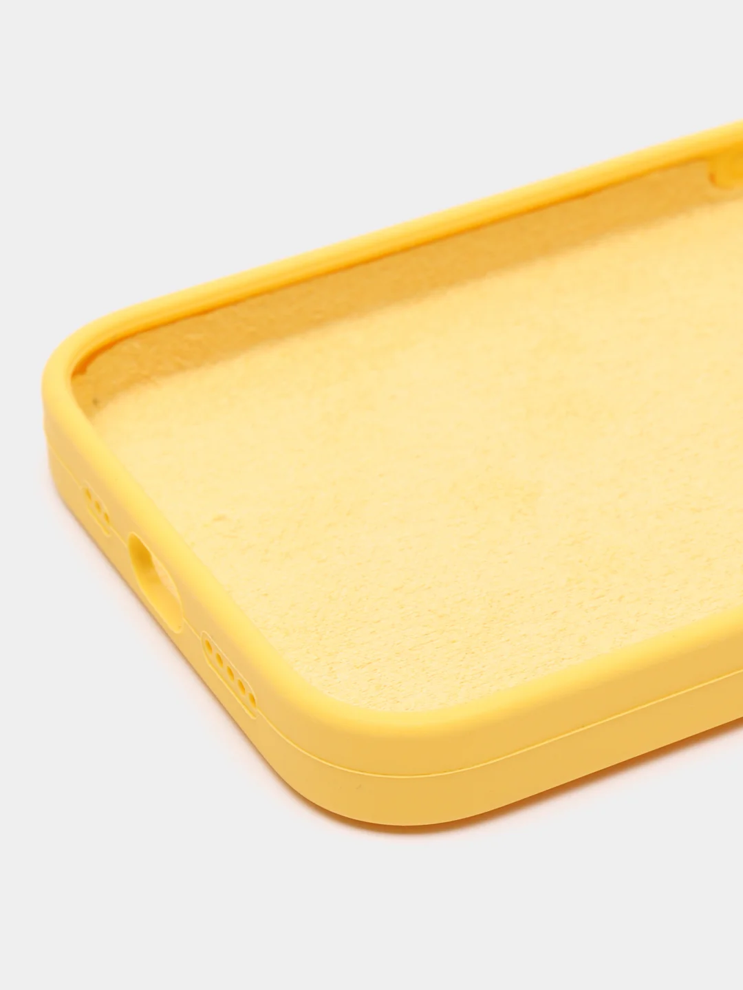 Желтый чехол Silicone Case для iPhone 11/12/13/14/Pro/Max/Plus/Mini, с функцией MagSafe (Магсейф)