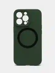 Зеленый чехол Silicone Case для iPhone 11/12/13/14/Pro/Max/Plus/Mini, с функцией MagSafe (Магсейф)