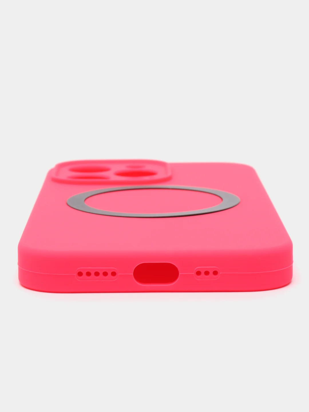 Коралловый чехол Silicone Case для iPhone 11/12/13/14/Pro/Max/Plus/Mini, с функцией MagSafe (Магсейф)