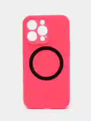 Коралловый чехол Silicone Case для iPhone 11/12/13/14/Pro/Max/Plus/Mini, с функцией MagSafe (Магсейф)