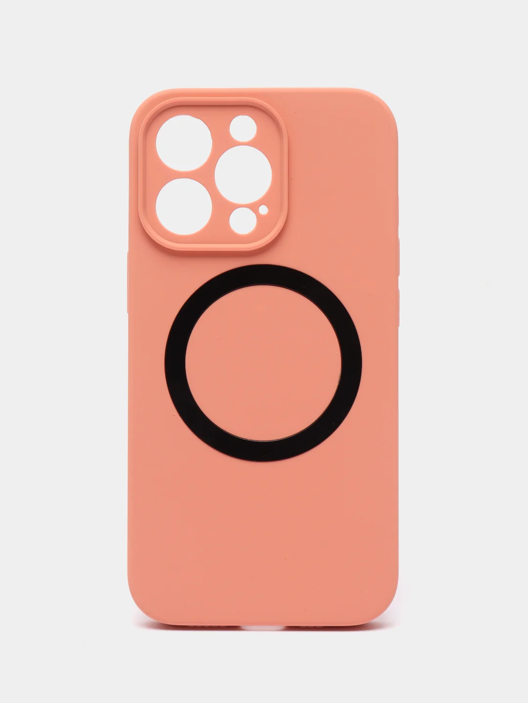 Кремовый чехол Silicone Case для iPhone 11/12/13/14/Pro/Max/Plus/Mini, с функцией MagSafe (Магсейф)