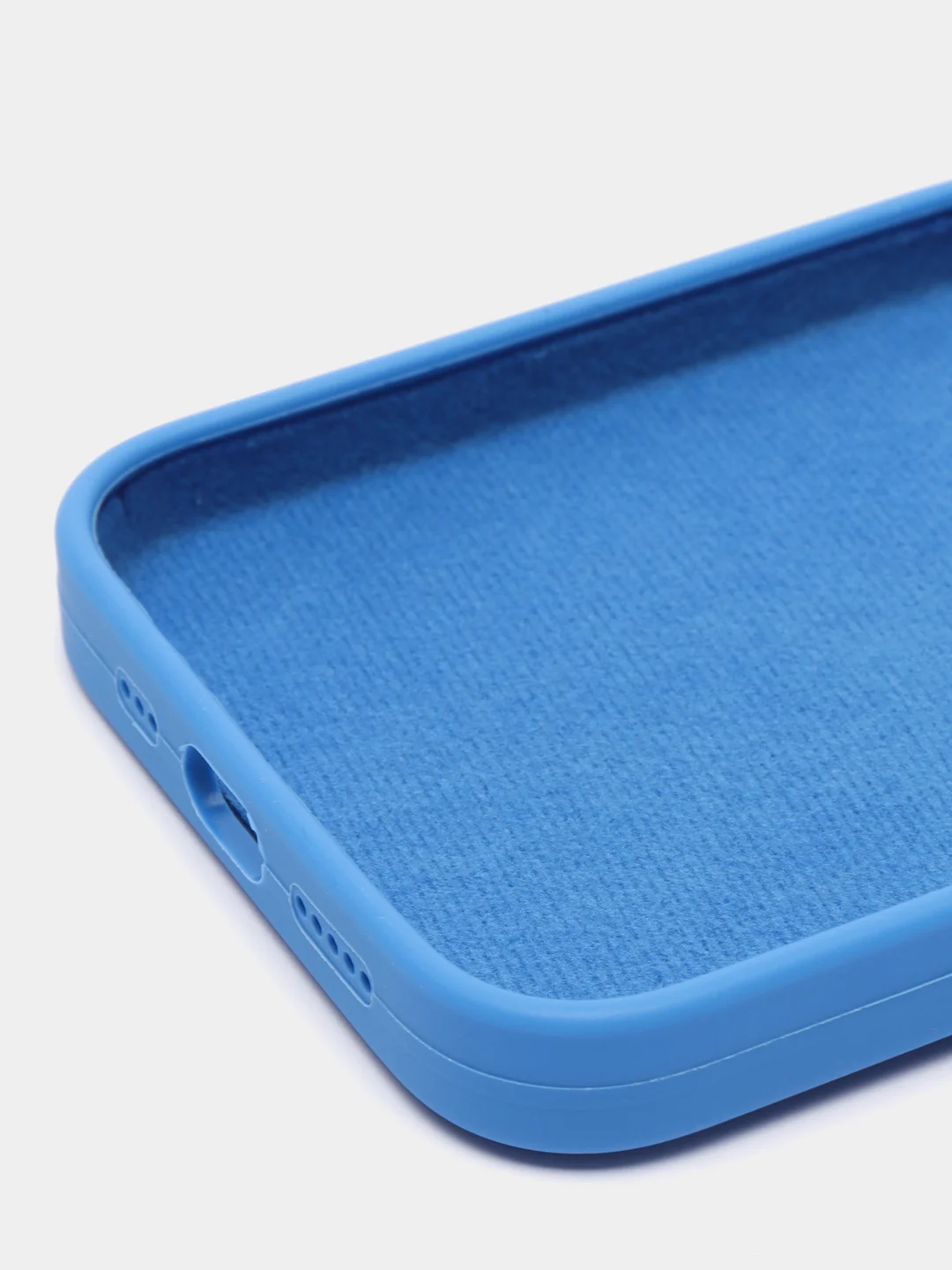 Синий чехол Silicone Case для iPhone 11/12/13/14/Pro/Max/Plus/Mini, с функцией MagSafe (Магсейф)