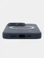 Темно-синий чехол Silicone Case для iPhone 11/12/13/14/Pro/Max/Plus/Mini, с функцией MagSafe (Магсейф)