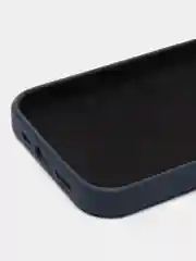 Темно-синий чехол Silicone Case для iPhone 11/12/13/14/Pro/Max/Plus/Mini, с функцией MagSafe (Магсейф)