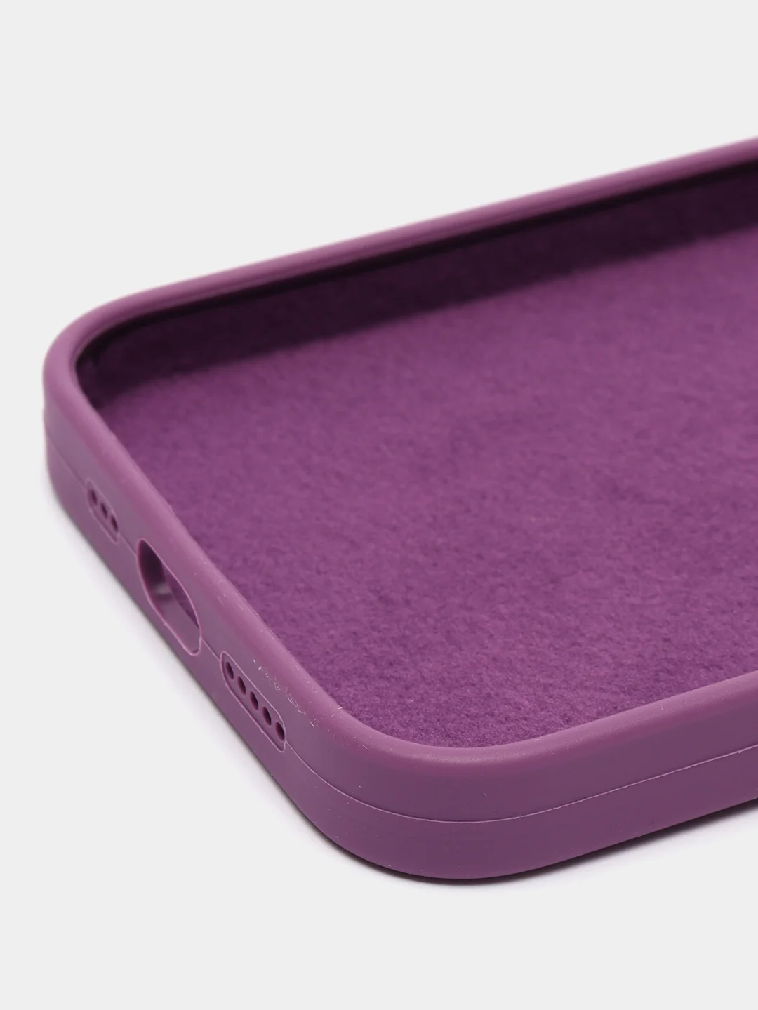 Фиолетовый чехол Silicone Case для iPhone 11/12/13/14/Pro/Max/Plus/Mini, с функцией MagSafe (Магсейф)