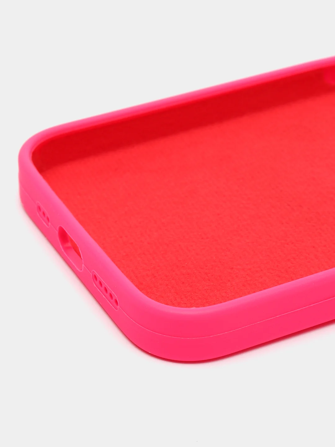 Фуксия чехол Silicone Case для iPhone 11/12/13/14/Pro/Max/Plus/Mini, с функцией MagSafe (Магсейф)