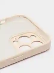 Светло-бежевый чехол Silicone Case для iPhone 11/12/13/14/Pro/Max/Plus/Mini, с функцией MagSafe (Магсейф)