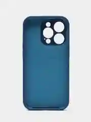 Синий меланж чехол Silicone Case для iPhone 11/12/13/14/Pro/Max/Plus/Mini, с функцией MagSafe (Магсейф)
