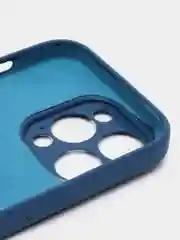 Синий меланж чехол Silicone Case для iPhone 11/12/13/14/Pro/Max/Plus/Mini, с функцией MagSafe (Магсейф)