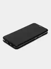 Черный чехол-книжка для Realme C11 (2020), C12, C35