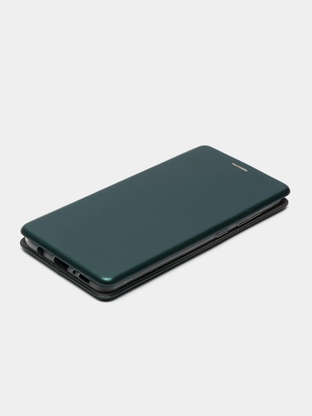 Зеленый чехол-книжка для Samsung A10, A11, A31, A71, A21S