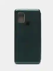 Зеленый чехол-книжка для Samsung A10, A11, A31, A71, A21S