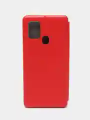 Красный чехол-книжка для Samsung A10, A11, A31, A71, A21S