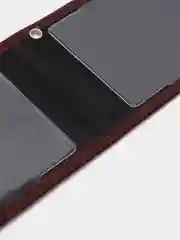 Бордовый обложка на удостоверение с гербом / Обложка для удостоверения / Обложка с гербом