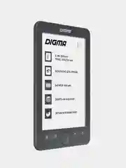 Электронная книга Digma K1, 6", E-ink HD Pearl, 128Mb/4Gb/microSDHC