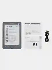 Электронная книга Digma K1, 6", E-ink HD Pearl, 128Mb/4Gb/microSDHC